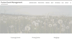 Desktop Screenshot of fusionliveevents.com